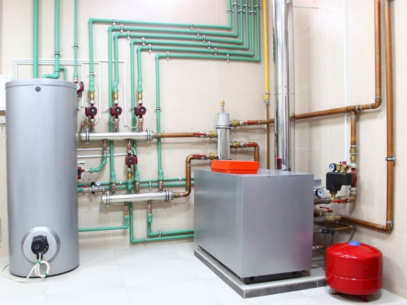 Moderne Heizungsanlage
